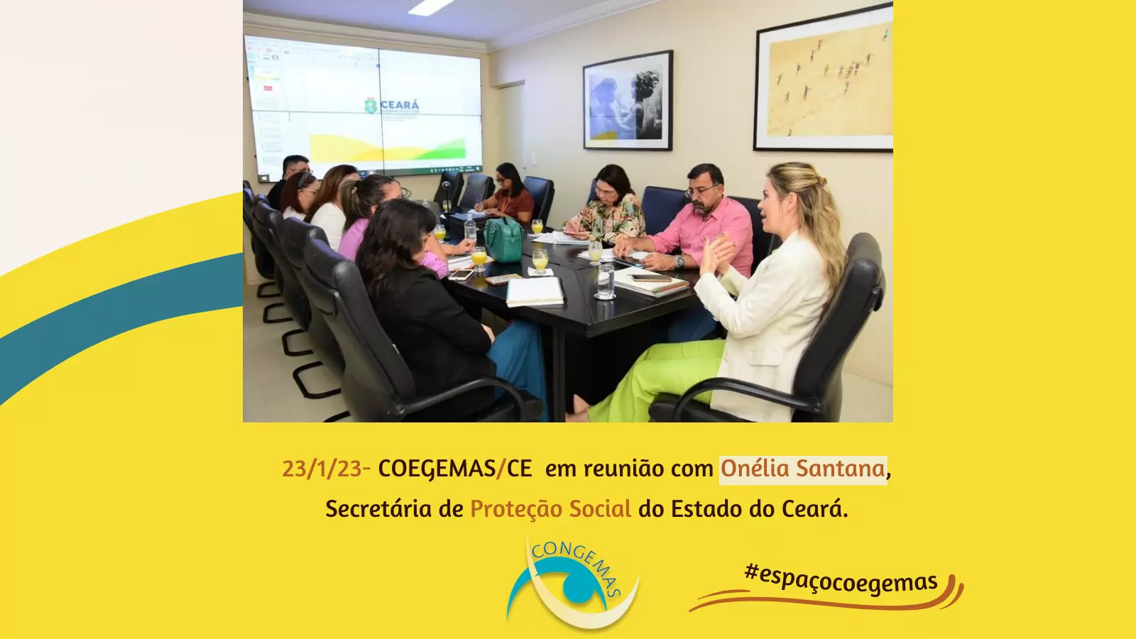 COEGEMAS/CE tem reunião sobre combate à fome no Ceará com Secretaria de Proteção Social do Estado